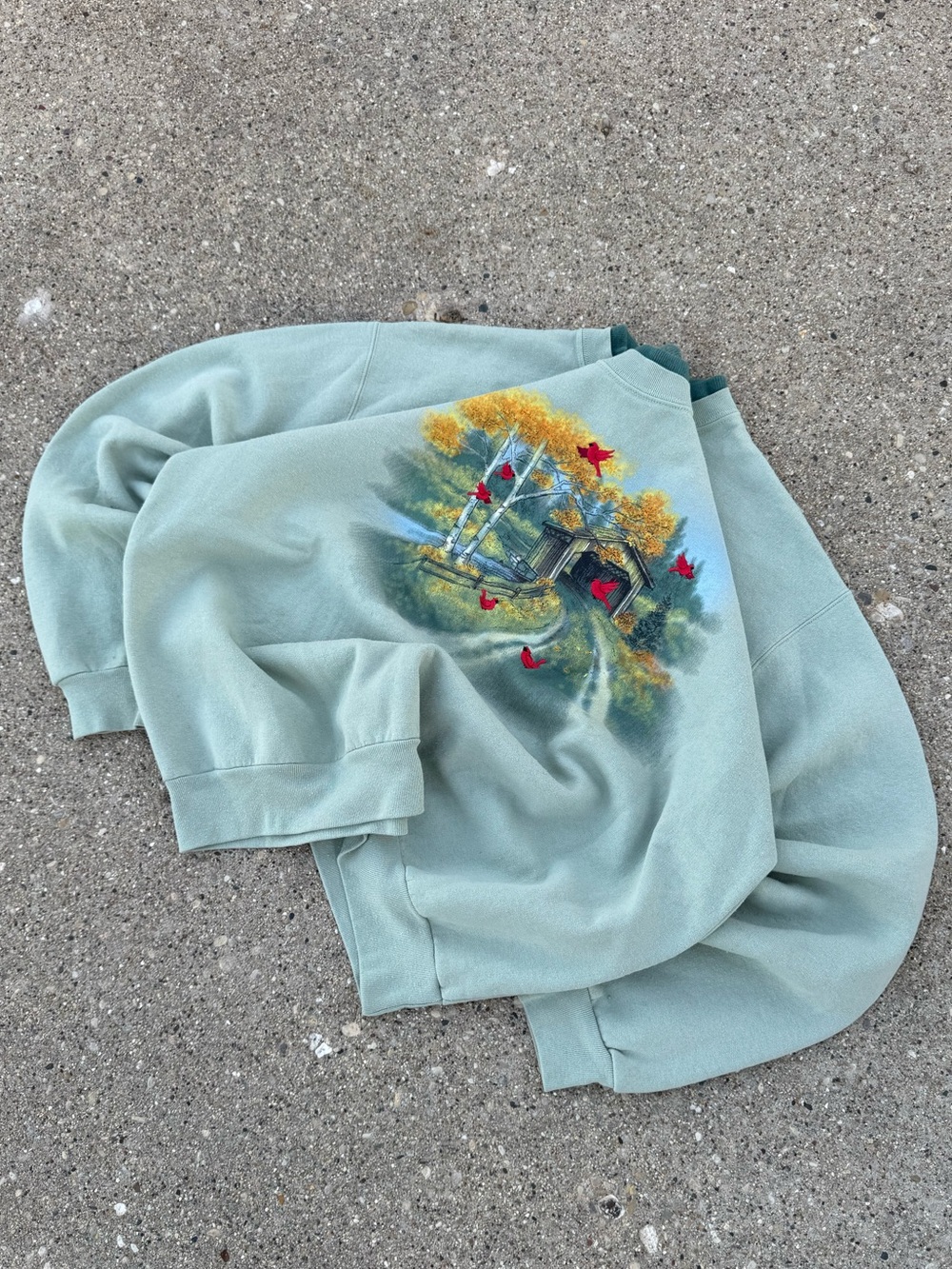 Vintage Country Nature Crewneck Sweater - Picture 2 of 3
